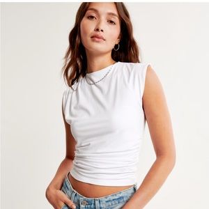 Abercrombie Draped Shell Top